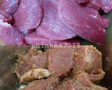 Foto langkah ke 2 dari resep Dendeng ragi daging sapi.