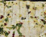 A picture of step 6 of Stuffed Cheese Garlic Bread (No yeast,No fire).
