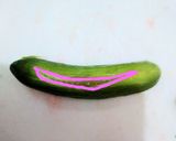 عکس مرحله 4 از دستور تزیئن بشقاب میوه کودکانه