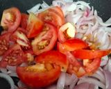 A picture of step 1 of Shahi Paneer.