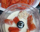Foto del paso 1 de la receta: Batido de papaya (frutabomba) y avena