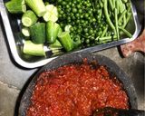 Foto langkah ke 3 dari resep Resep Sambal Goreng | Sambal Terasi Sambal Tomat | Sambal Cocol untuk lalapan | Sambal khas sunda.