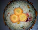 A picture of step 5 of Carrot rice.