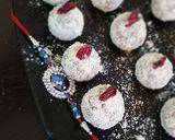 A picture of step 3 of Cranberry Choco Peda.