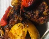 Foto del paso 5 de la receta: PECHITO DE CERDO (CON MANTA) 🤗😋😋🤗 (al horno)