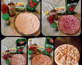 Foto langkah ke 2 dari resep Pizza sapi pinggiran sosis.
