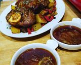 Pas rețetă Mușchi de vită la cuptor cu legume și ceapă caramelizată 1 fotografie