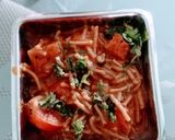સેવ ટામેટા નું શાક ને પરાઠા (Sev Tomato Sabji Recipe In Gujarati) રેસીપી સ્ટેપ4ફોટો