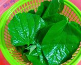 Hình bước làm 3 của món Rạm chiên lá lốt