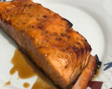 Foto del paso 5 de la receta: Salmón en airfryer con reducción de soja, miel y limón