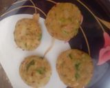 A picture of step 4 of Aloo tikki chaat.