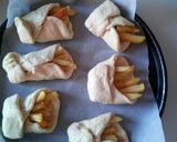 Foto del passaggio 15 della ricetta Panini a fagottini con patatine fritte wustel e formaggio Asiago