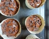 Foto langkah ke 5 dari resep Muffin Cokelat Gluten Free.