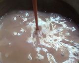 A picture of step 7 of Chocolate Custard.