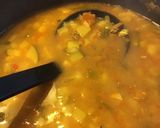 Une image de l'étape 7 de Soupe au bœuf courgettes et tomates aux épices.