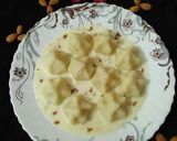 A picture of step 13 of Modak payasam.