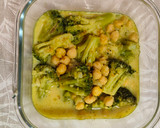 Foto del paso 6 de la receta: Brócoli al curry con garbanzos y leche de avena