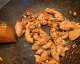 A picture of step 3 of Easy homemade stir fry sweet chilli chicken with egg noodles.