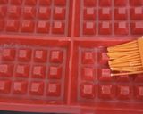 A picture of step 3 of Belgian waffle.