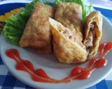 Foto langkah ke 4 dari resep Chinese egg roll.