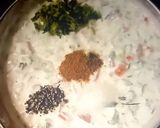 A picture of step 2 of Curd vegetable raita.