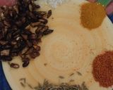 A picture of step 2 of Sindhi koki mani.
