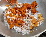 A picture of step 2 of Garden cress seeds ladoos.