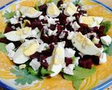 Foto del paso 9 de la receta Ensalada de remolacha con vinagreta de queso de cabra