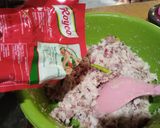 Foto langkah ke 3 dari resep Pepes kelapa ati ampela.