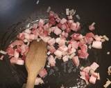 Mini sausage skewers with pancetta and peas recipe step 2 photo