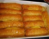 A picture of step 19 of Galaktoboureko Rolls.