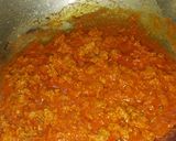 A picture of step 1 of Motton kheema sandwich.