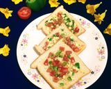 A picture of step 6 of Egg Chilli Cheese Toast.