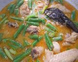 Foto langkah ke 5 dari resep Ayam + kacang panjang masak santan.