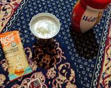 A picture of step 1 of Saunf walla doodh.
