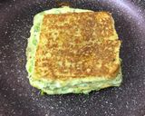 A picture of step 3 of Omelette Cheese Toasted Sandwich.