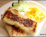 A picture of step 5 of [15-Minute Breakfast] Grilled Cheese Sandwich.