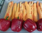 Foto del paso 4 de la receta: Asado de calabaza, batata y pimientos
