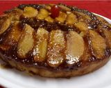 A picture of step 9 of Eggless Apple upside down cake.