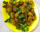 मसालेदार चटपटे छोटे आलू की सब्जी(masaledar chatpate chote aloo recipe in hindi) रेसिपी चरण 3 फोटो