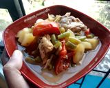 Foto langkah ke 6 dari resep Asem asem ayam buncis.