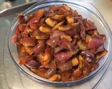 Une image de l'étape 3 de Compote de prunes et bananes.