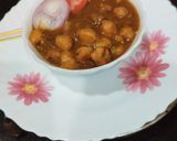 A picture of step 9 of Chikkad Chhole.