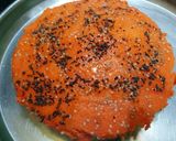 A picture of step 7 of Tri colour dhoklas.