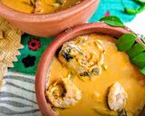 A picture of step 6 of Traditional Kerala Thenga Aracha Meen Curry.