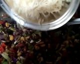 A picture of step 12 of Mexican Platter-Tangy Rajma Curry and Mexican Rice.