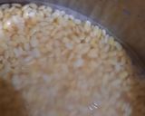 A picture of step 1 of Moongi ka Halwa 👌.