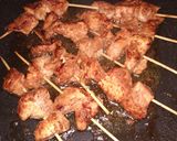 A picture of step 5 of Chicken tikka boti stick.
