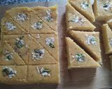 A picture of step 6 of Chana Dal Barfi.