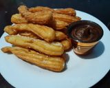 Foto langkah ke 7 dari resep Churros with Peanut Butter.